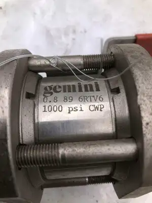 Gemini 0.8 89 6RTV6 1″ Stainless Steel Manual Ball Valve 1000PSI CWP