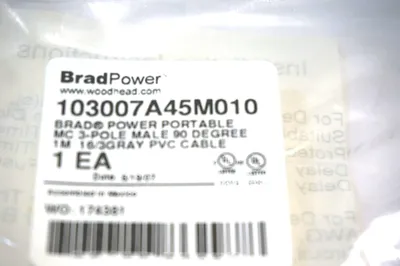 2 NEW DANIEL WOODHEAD 103007A45M010 CABLE