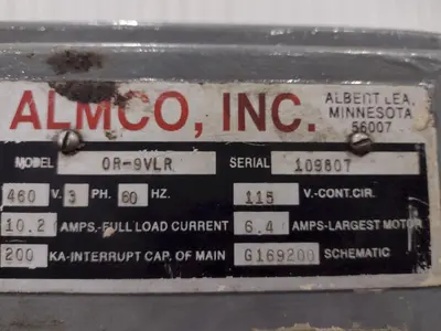 USED ALMCO OR-9VLR