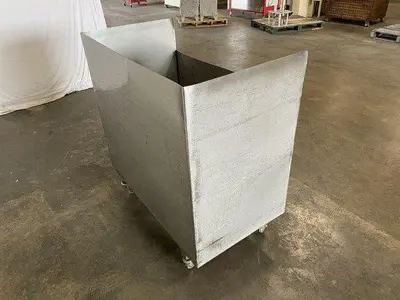 Rolling SS Ingredient Bin