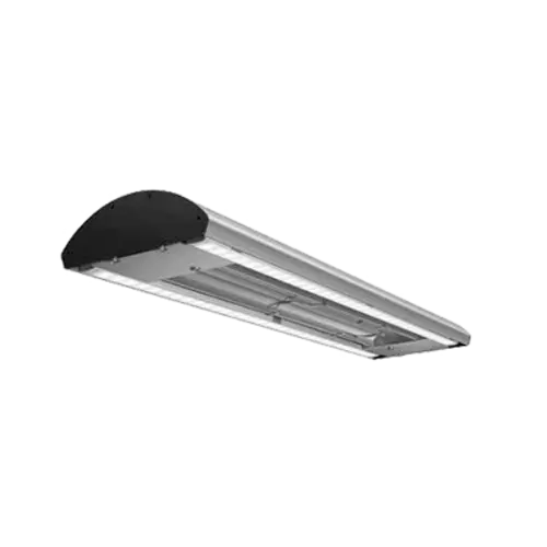 Hatco GR5AHL-18 18" High Watts Curved Infrared Strip Warmer - Single Rod, (1) Remote Infinite Control, 120v