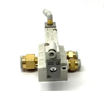 SYA5340-02 | SMC  Air Pilot Valve & Base 1/4" NPT - Used
