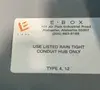 Used EBOX TYPE 4,12 Enclosures Ohio US | HGR 24 #1301689