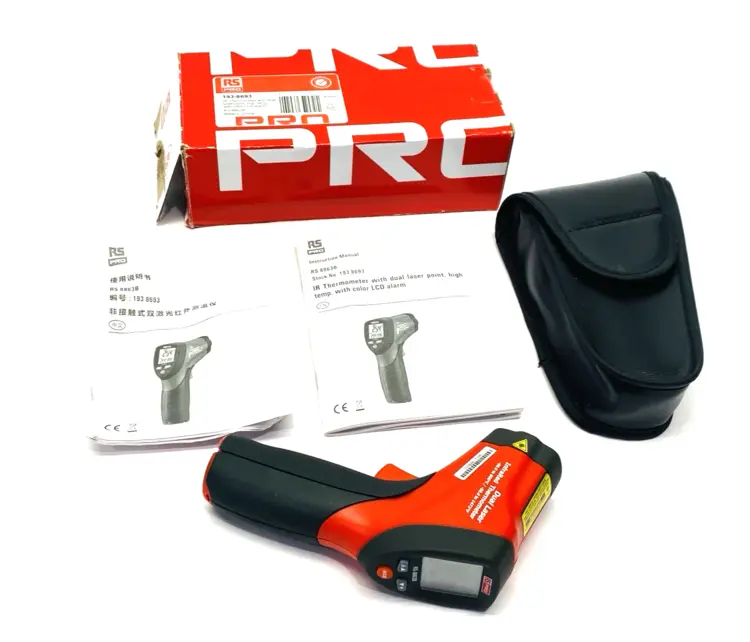 Used RS PRO INFRARED THERMOMETER, DUAL LASER POINT -50 TO 800°C RS-8863B Misc Industrial Equipment | Maverick Industrial Sales #1100898