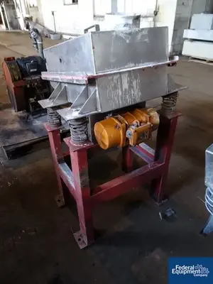 USED Martin Engineering 16" x 28" MARTIN ENGINEERING VIBRO SCREENER, SS, SINGLE DECK