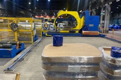 Used 2014 SAMUEL STRAPPING SYSTEMS MEC DAGI 1800 Wrapping Machines New Jersey US | National Machinery Exchange #1500021