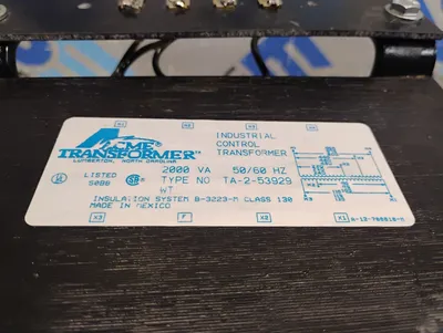 ACME TA-2-53929 Electrical/PLC/Automation | ESS Industrial Equipment Sales (3)