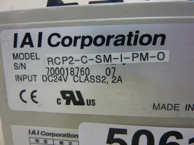 USED IAI CORPORATION RCP2-C-SM-I-PM-O