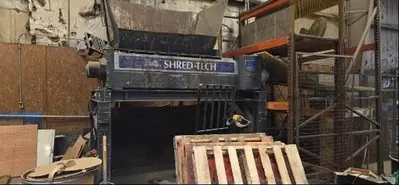 Used SHRED TECH ST-100 Dual Rotor or Single Rotor Shredders Pennsylvania US | Global Equipment International, LLC #1230447