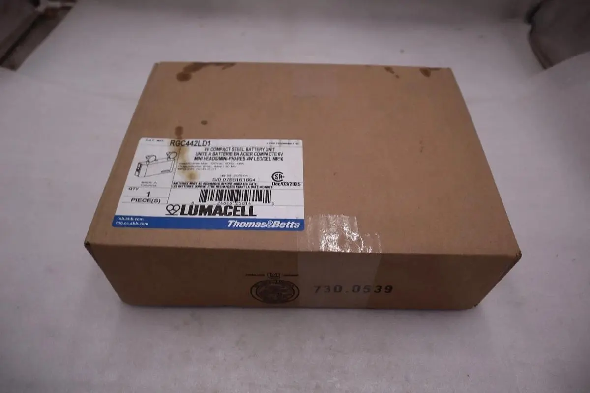 Thomas&Betts/Lumacell RGC442LD1 6V Emergency Lighting Unit STK GF877