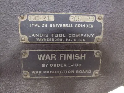USED LANDIS 10X24