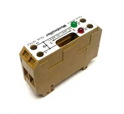 USED WEIDMÜLLER TERMINAL RELAY BLOCK