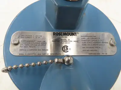 Rosemount 0183P21K2CT0J120T Temperature Sensor 38"Probe 1/2"NPT Model 79 Head
