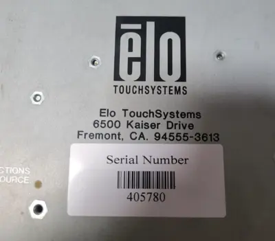 ELO TOUCH SYSTEMS Monitor SCREEN ETL121P-7PWA-1