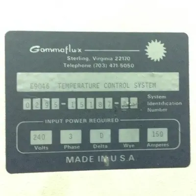 USED GAMMAFLUX 9034