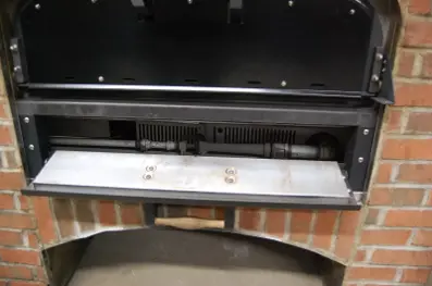 142-0047 Marsal WF42 MB42 Wave Flame Brick Lined Double Deck Nat Gas Pizza Oven