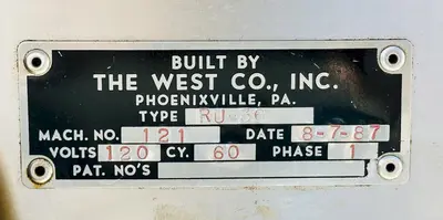 USED 1987 WEST CO RU-36