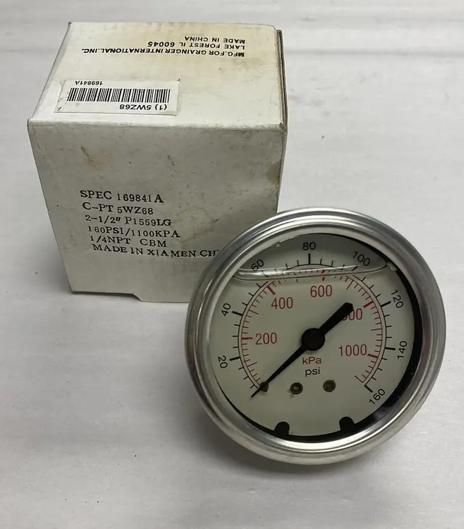New | in-Stock GRAINGER 5WZ68 Universal Pressure Meters Ohio US | Surplus Asset Holdings #1226032