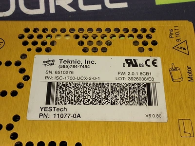 NORDSON TEKNIC ISC-1700-UCX-2-0-1 INTEGRATED SERVO CONTROLLER 11077-0A