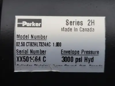 USED PARKER 02.50 CTB2HLTS24AC 1.000