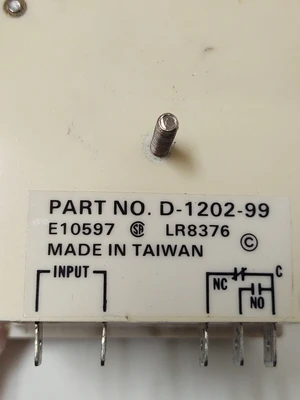 AMF Paragon PET 71D-120 Programmable Electronic Timer D-1202-99 120 VAC Input