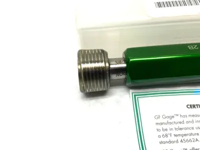 NEW GF GAGE PLUG THREAD GAGE: 3/4-16 THREAD, 2B CLASS, DOUBLE END G/NG