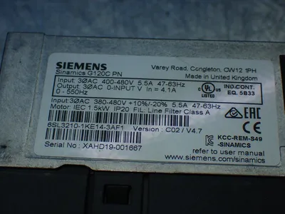 Used SIEMENS 6SL32101KE143AF1 Variable Speed Drives Ohio US | HGR 24 #1150906