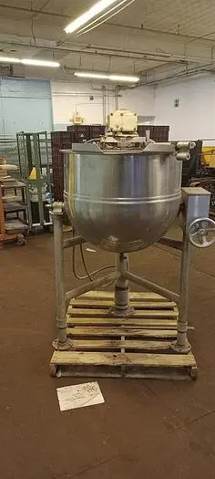 Groen model DN/RA 60-SP 60 Gallon Stainless Steel Single Action Cooking and Mixing Kettle