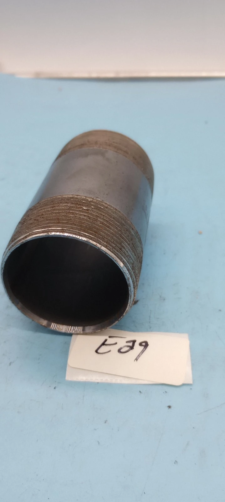 LOT OF 1  THREADED  black nipple 4" X 2"