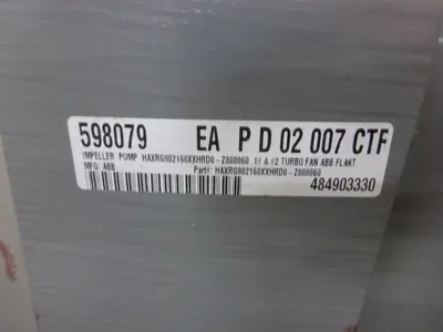 Hydraulic Pump HAXRG902160XXHRD0-Z000060, Rebuilt (Year 2019) Storeroom Spare