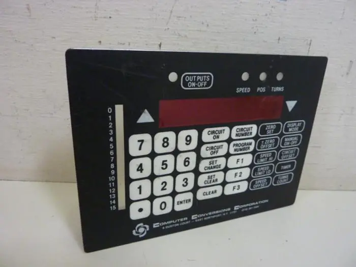 Used COMPUTER CONVERSION PLS1000-KEYPAD Interface Monitors Michigan US | Ideal Machinery #592697