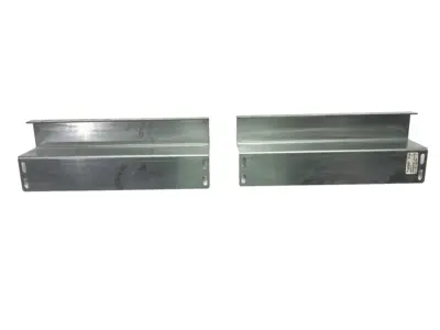USED MALLARD GRAVITY FLOW RAIL BRACKET LOT OF 2