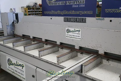 Used BETENBENDER 10-12 Power Squaring Shears (Gauge) California US | Sterling Machinery Exchange #1467183