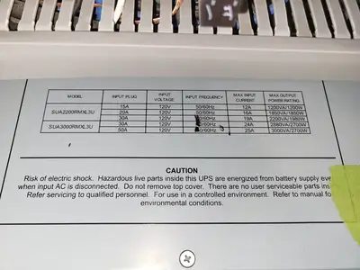 Control Data System w/ UPS