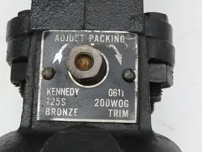 Kennedy 0611 Gate Valve 5" 125S Bronze seat 2000psi WOG Trim