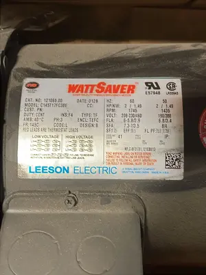 USED LEESON ELECTRIC C145T17FC38E