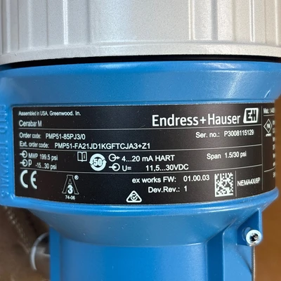 New | in-Stock Endress Hauser PMP51-85PJ3/0 Sensors Indiana US | J&J Industrial Supply #1493388