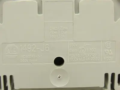 Allen Bradley 1492-J3 Terminal Block & 1492-J6 With 1 DIN Rail 800V Lot of 108