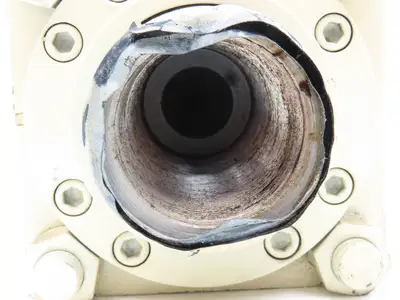 Hydro-Line N2R 4X6 Hydraulic Cylinder 4" Bore 6" Stroke Flange Mount 1/2"NPT