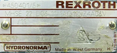 NEW REXROTH MHSE-22-D06-11/1AG12NZ4A06V/11 MANIFOLD 450401/5 GU 35-4.S089