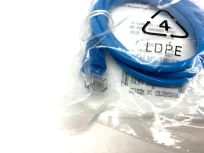 A3L791-03-BLU-S | Belkin  Cat5 Snagless Patch Cable RJ45 to RJ45 3' Length LOT OF 2 - New