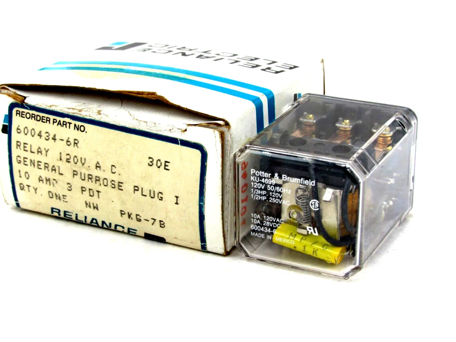 NEW RELIANCE ELECTRIC 600434-6R RELAY6004346R