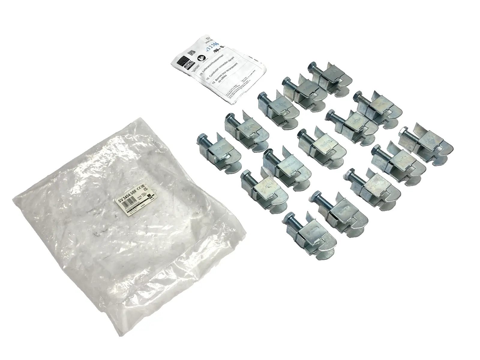 New | in-Stock Rittal Conductor Terminal, Carbon Steel, Zinc-Plated, LOT OF 15 Terminal Blocks Michigan US | Maverick Industrial Sales #1487285