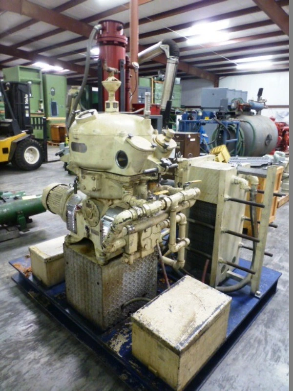 Westfalia OTA 14-00-066 biodiesel purifier skid, SS.