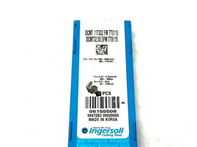 DCMT32.50.5FM TT8115 | Ingersoll  Turning Insert DCMT 11T302 FM TT8115 PKG OF 6 - New Other