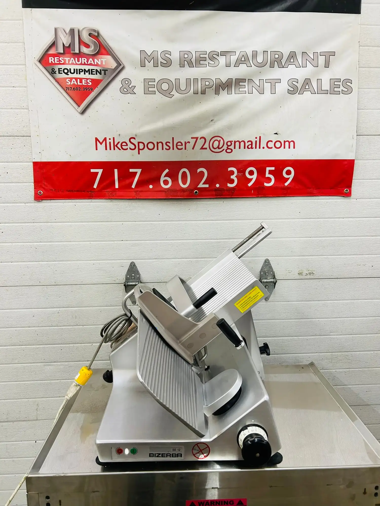 Bizerba SE12 Commercial Deli Meat Slicer Fully Refurbished Tested and Working
