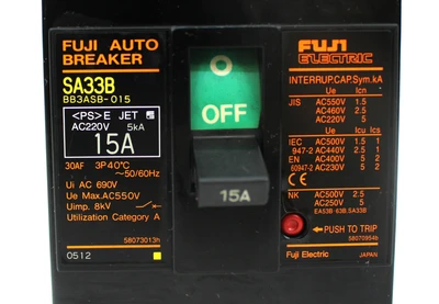USED FUJI ELECTRIC BB3ASB-015