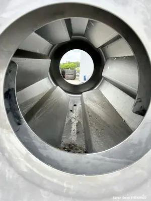 Used Stainless Steel Drum Tumbler / Mixer – 36" x 48", Belt-Driven