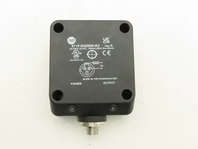 Allen Bradley 871F-R50N80-R3 Flat Pack Proximity Sensor 50mm Sensing 20-250V