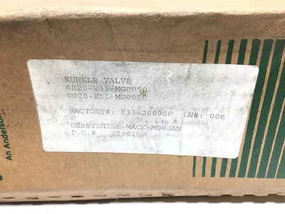 Kunkle 0020-E01-MG0050 Relief Valve Size 1″ Cap 25 GPM 50 PSIG Bronze